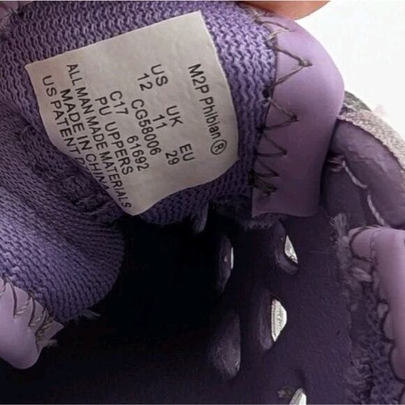 Made 2 Play Girls Size 12 Purple Shoes Stride Rite M2P Phibian Waterproof - Picture 11 of 11